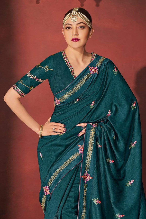 Sacramento Green Designer South Silk Sarees