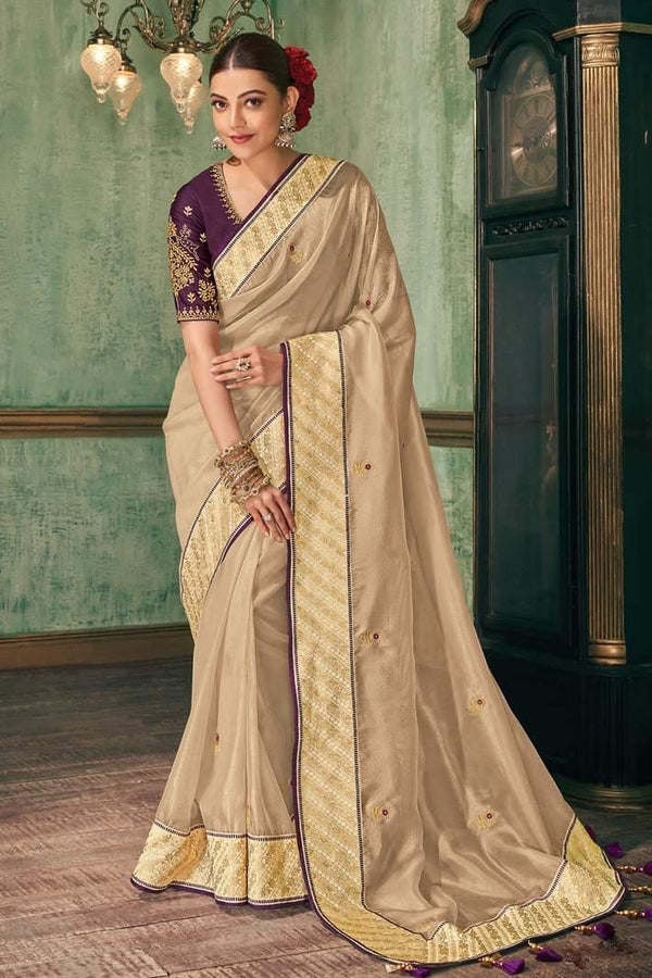 Designer Hazel Wood  South Silk Saree