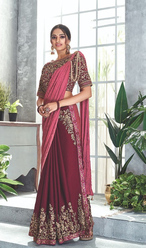 Stunning Readymade saree to make you look classy.