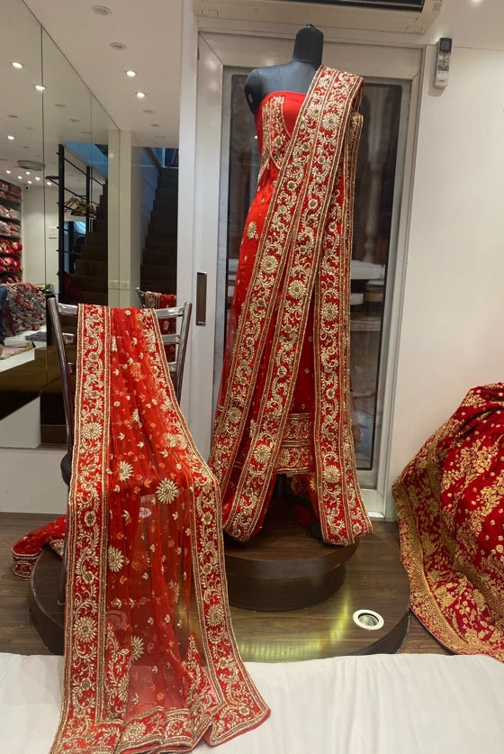 Hot Red Exclusive Khadadupatta