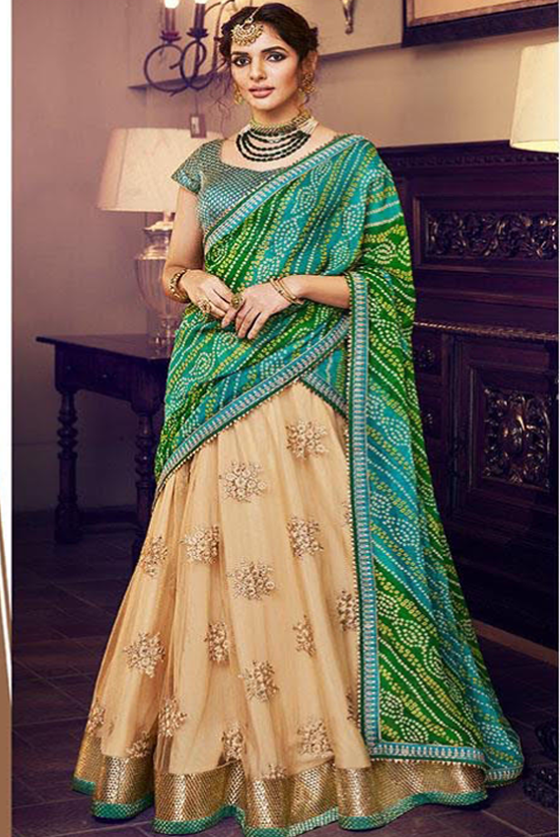 Traditional Designer Lehanga Choli with Georgette Dupatta