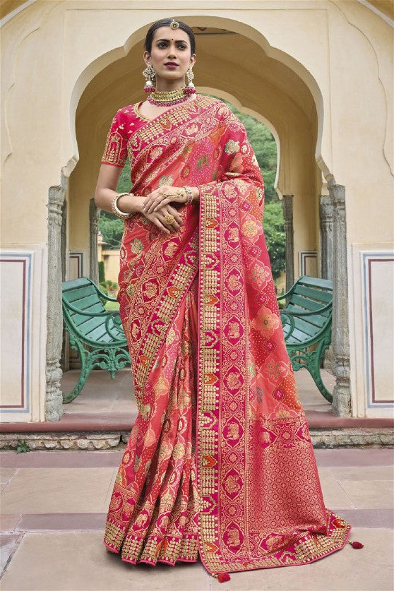 Viscose Silk Traditional Woven Saree

With Embroidered Border And Blouse
